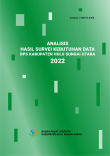 Analisis Hasil Survei Kebutuhan Data BPS Kabupaten Hulu Sungai Utara 2022